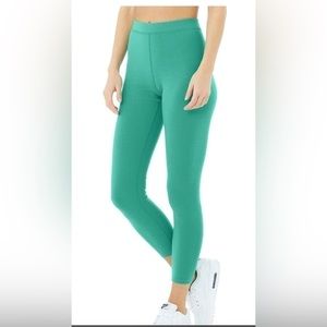Alo-Ribbed High-Waist 7/8 Blissful Legging-S